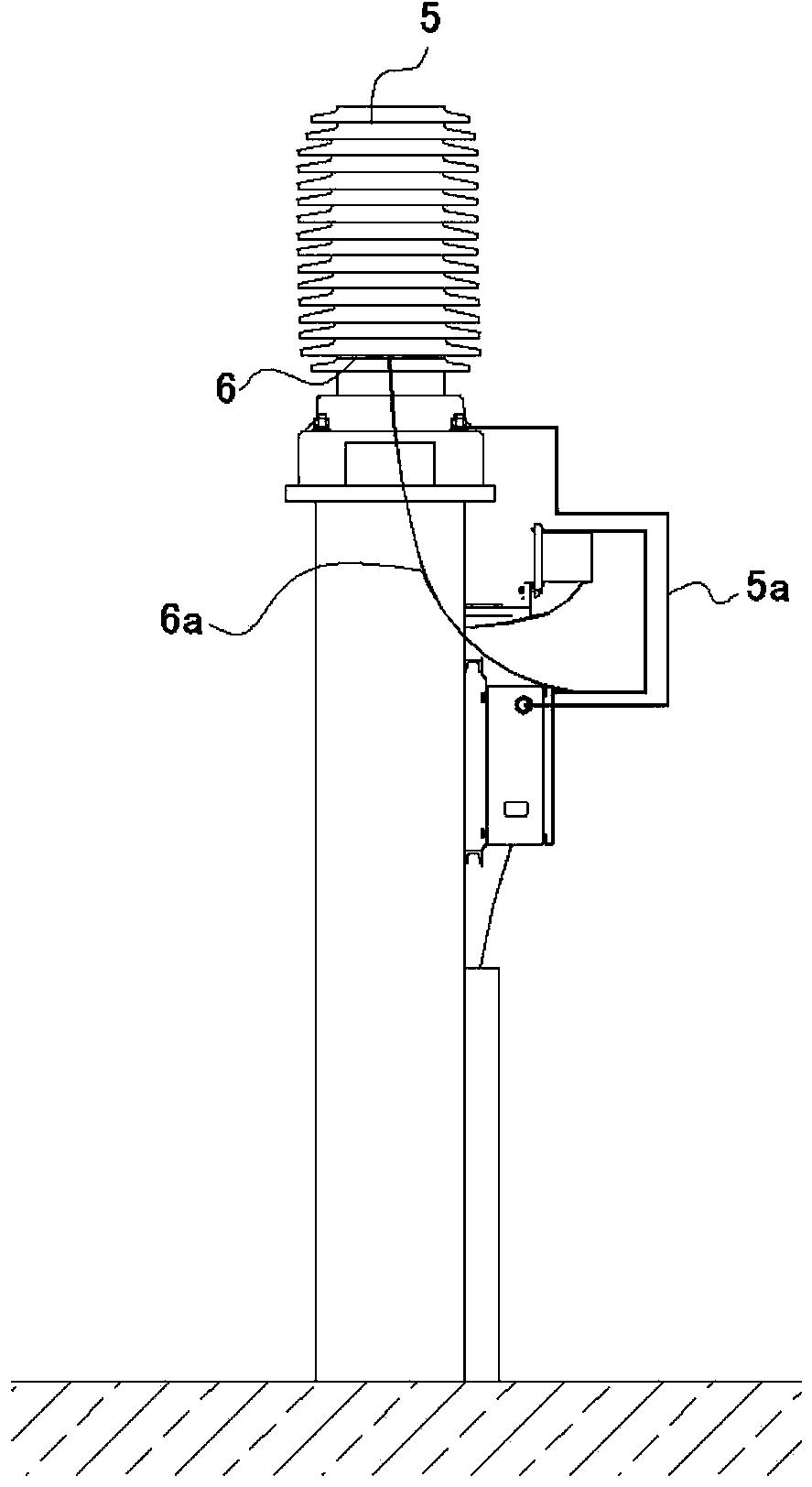 Lightning arrestor online monitoring device with shielding function