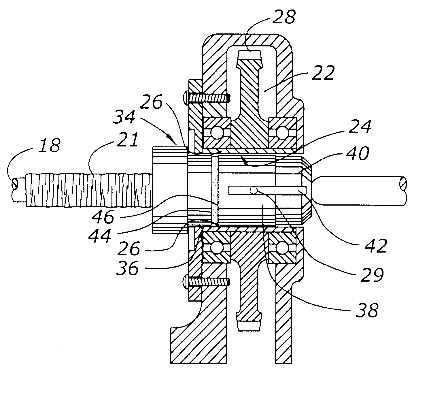 Chuck for meat encasing machines