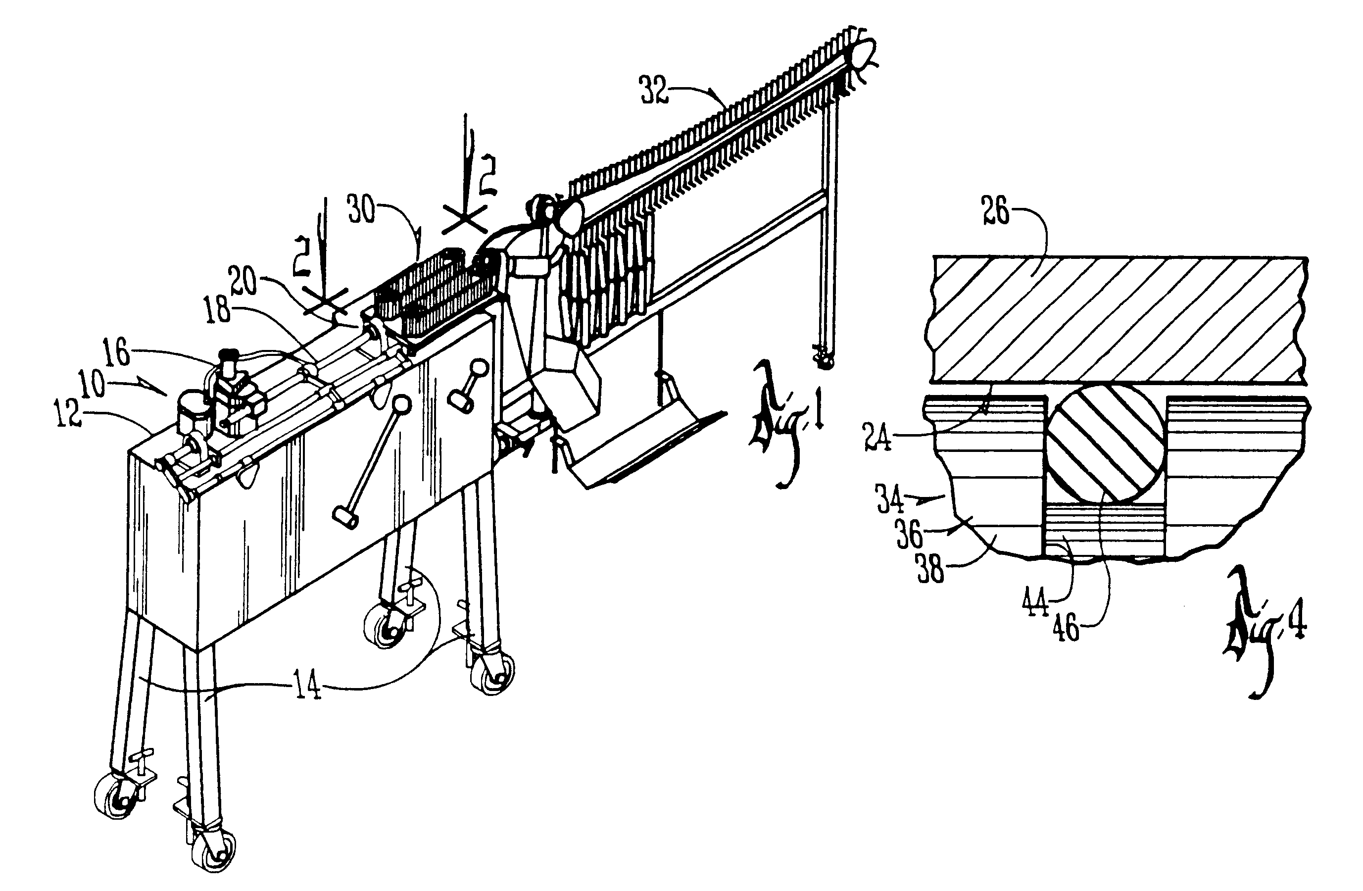 Chuck for meat encasing machines