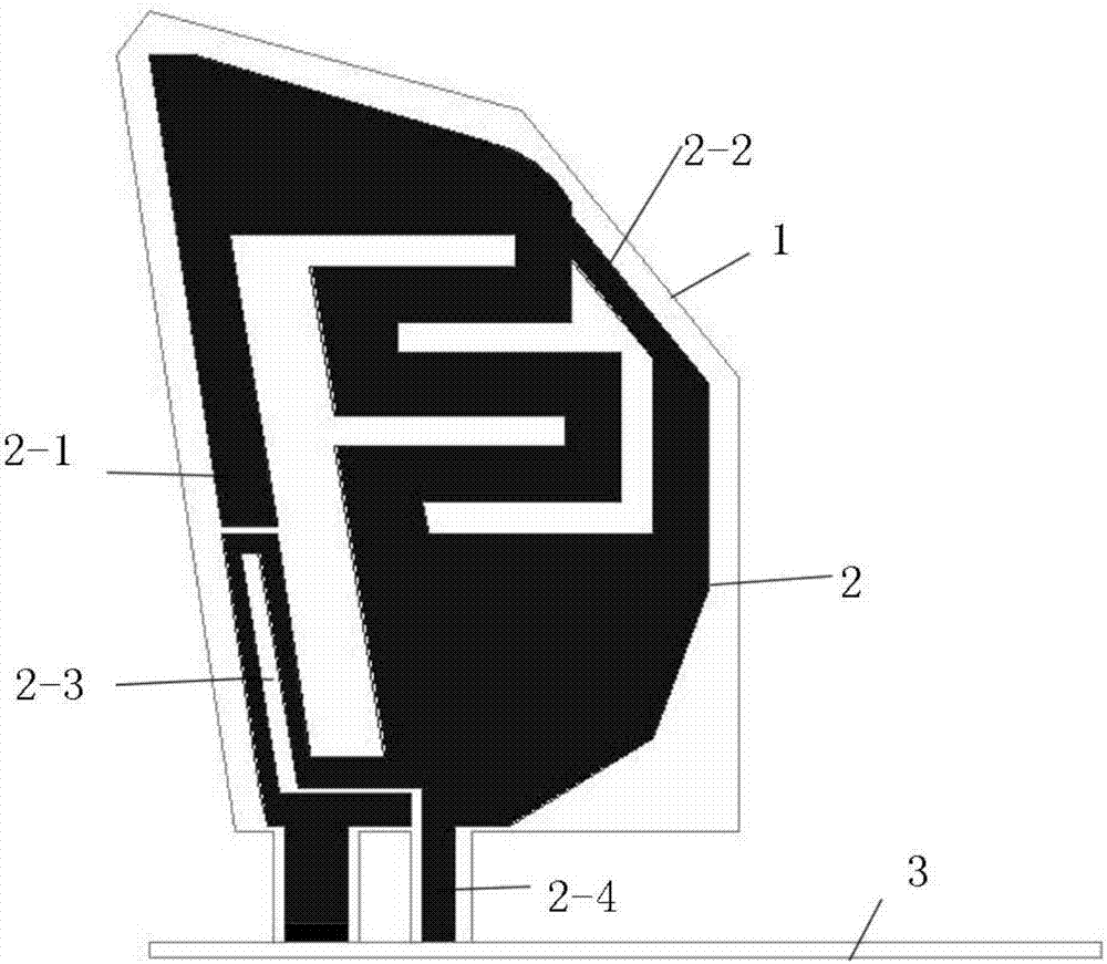 Vehicle-mounted 4G knife type antenna