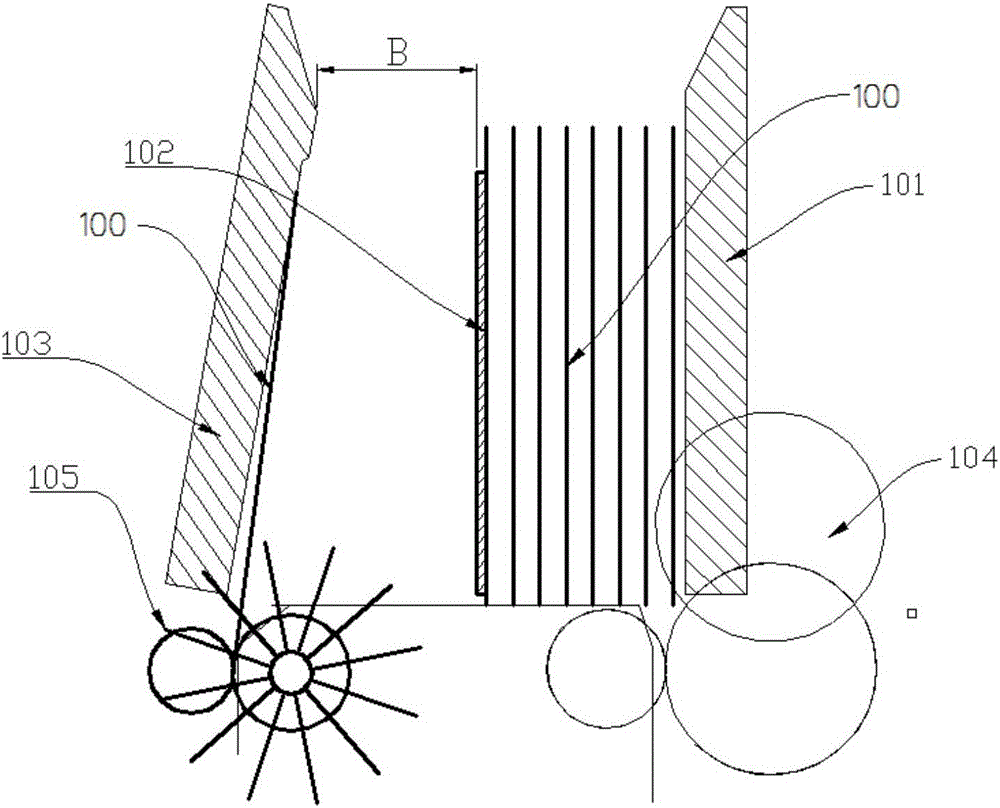 Deposit and withdrawal opening mechanism