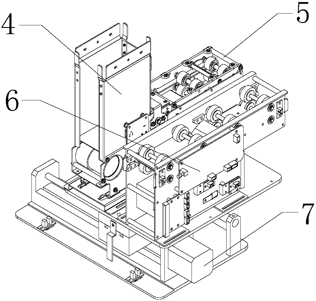 Card collection self-service equipment and card collection method based on process protection