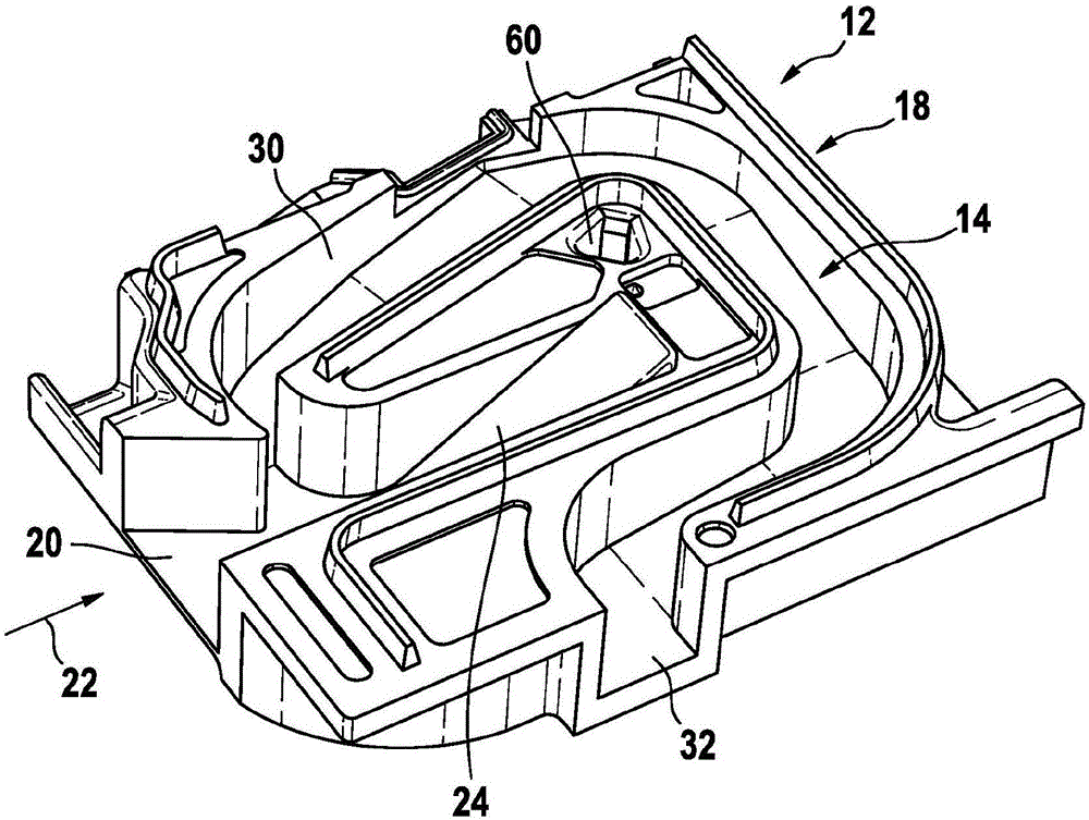 Sensor arrangement for determining at least one parameter of a fluid medium flowing through a channel