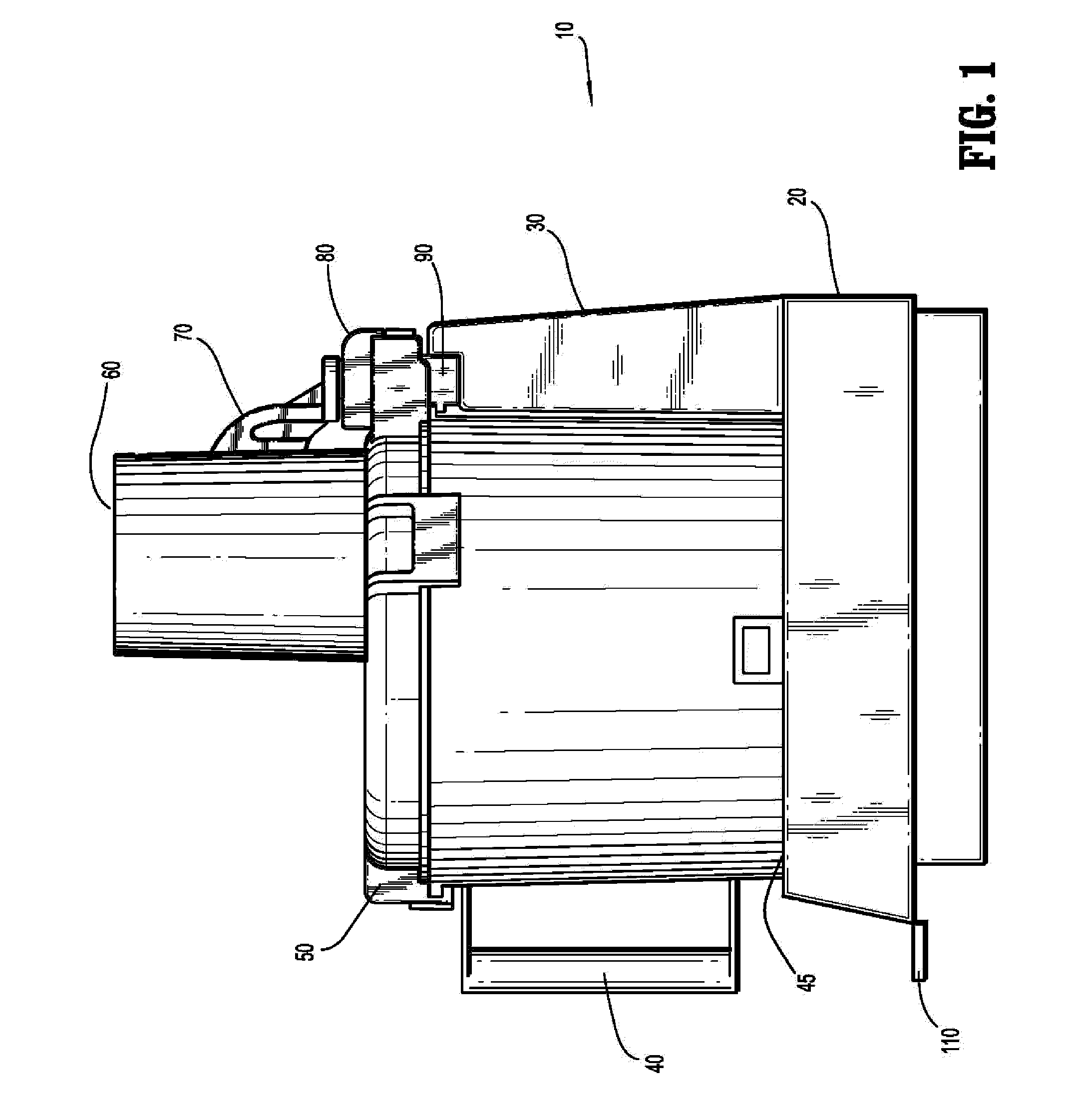 Magnetic switch for food processor