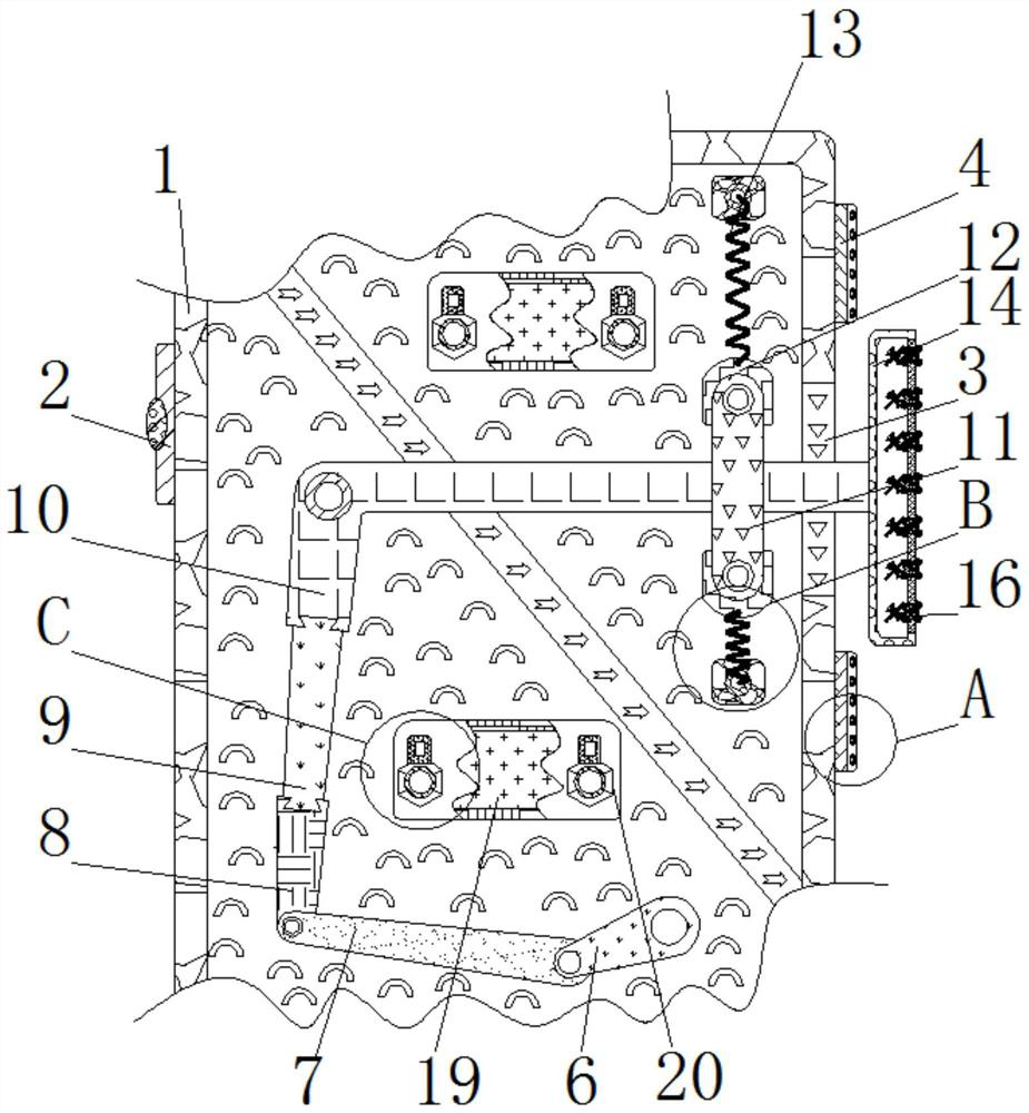 Automatic leveling device for building foundation concrete surface