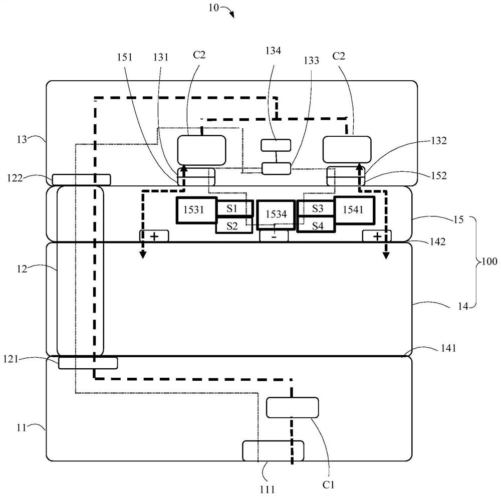 Battery module supporting high-power fast charging, charging module and electronic equipment