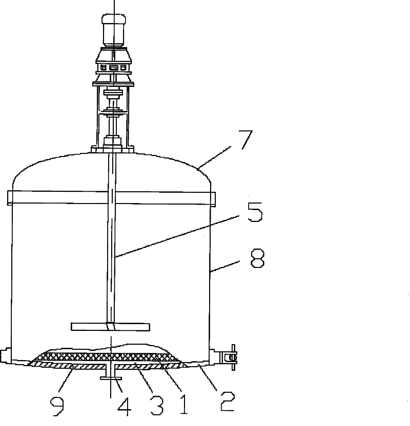 Reaction and solid-liquid separation integrated device