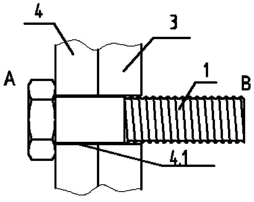 Anti-loose and fastening connecting method and system through thread extrusion