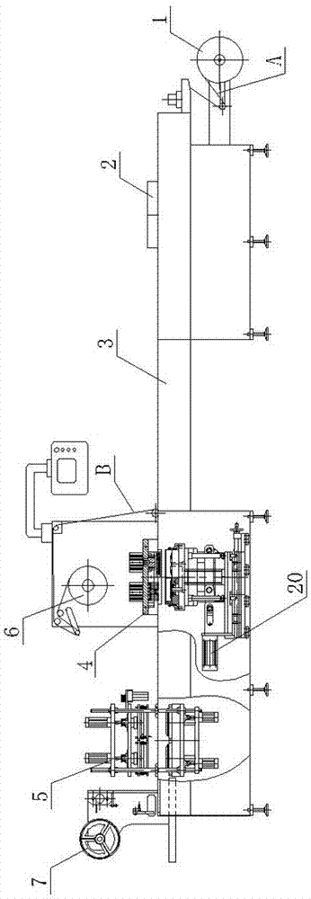 Circular material packing machine