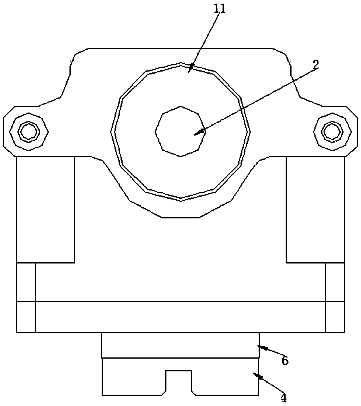 Rectangular-axis harmonic reducer