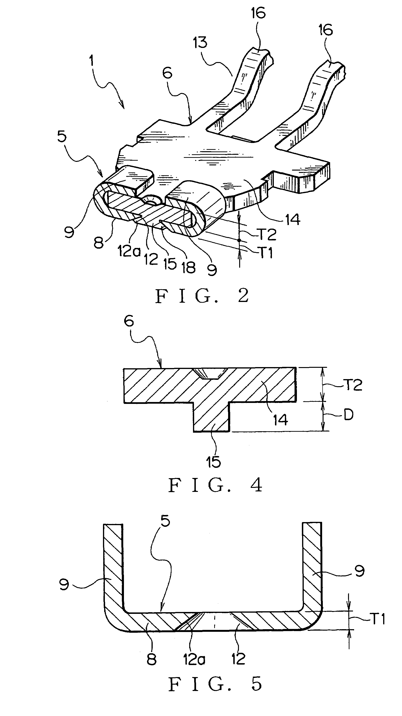 Method of fixing terminal fitting components to each other and terminal fitting