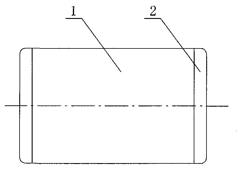 Rotor terminal structure of three-phase permanent magnet synchronous motor