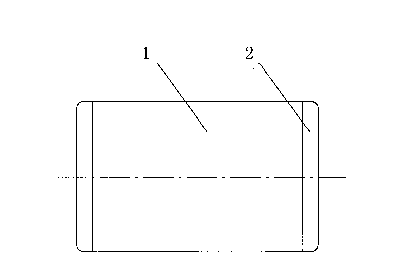 Rotor terminal structure of three-phase permanent magnet synchronous motor