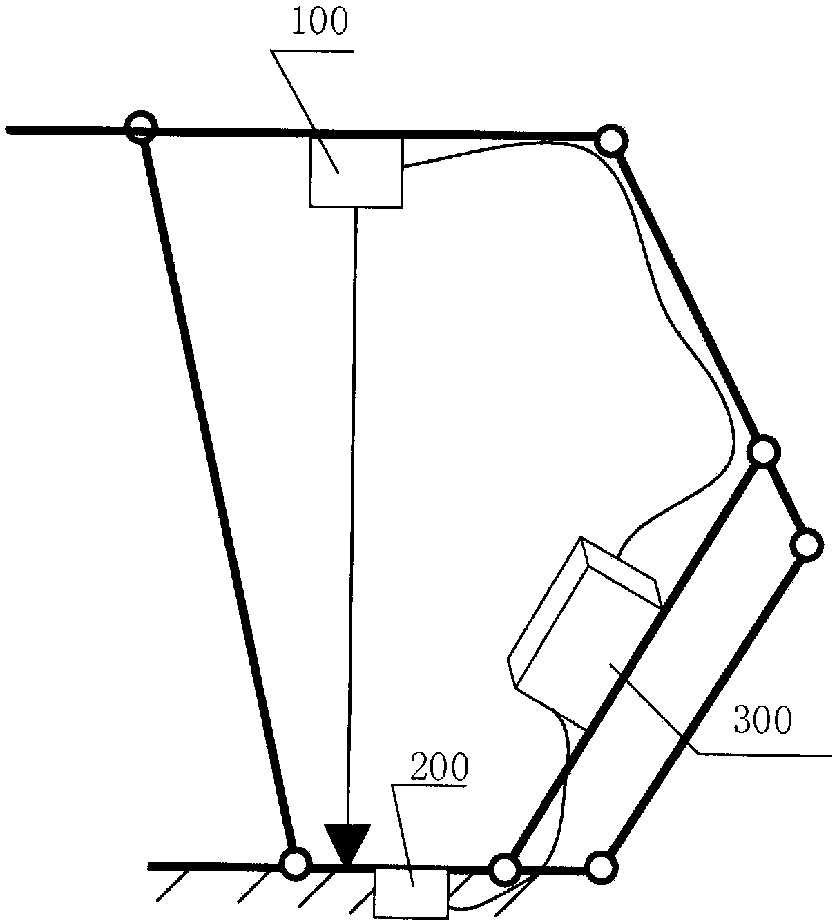 Height measuring device and method of hydraulic bracket