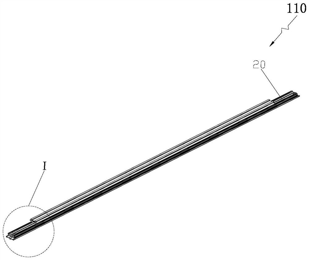 Producing method of profile rod piece and assembling method of display screen