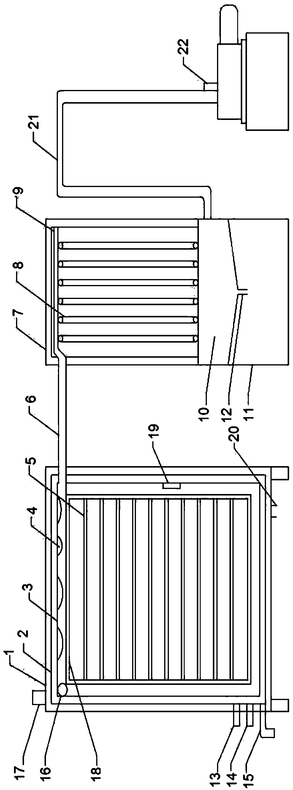 A dryer for fireworks beads and sulphur free propellants