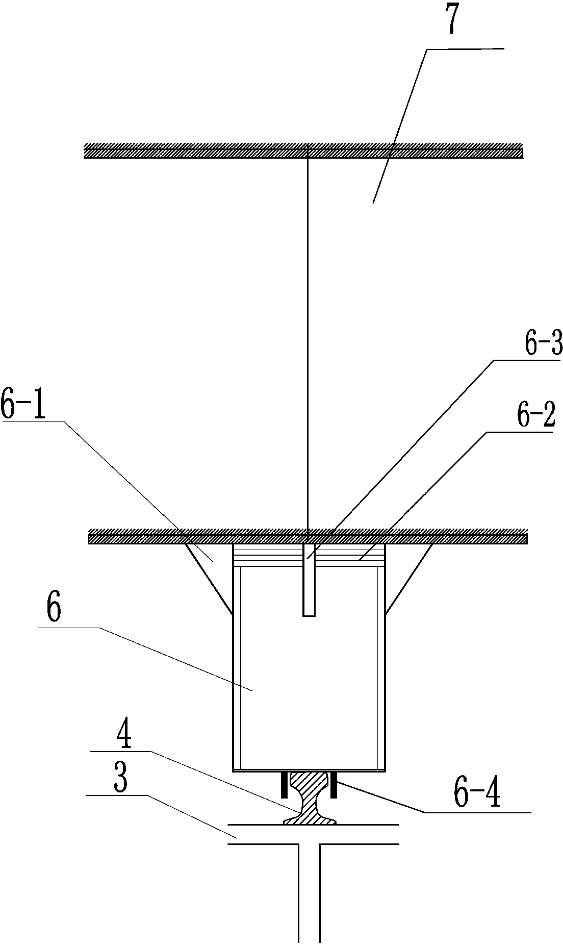 Variable cross-section cantilever bridge box girder self-locking synchronization pushing system and construction method