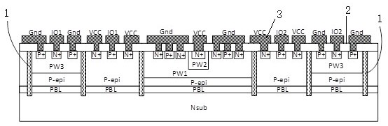 Snapback transient voltage suppressor