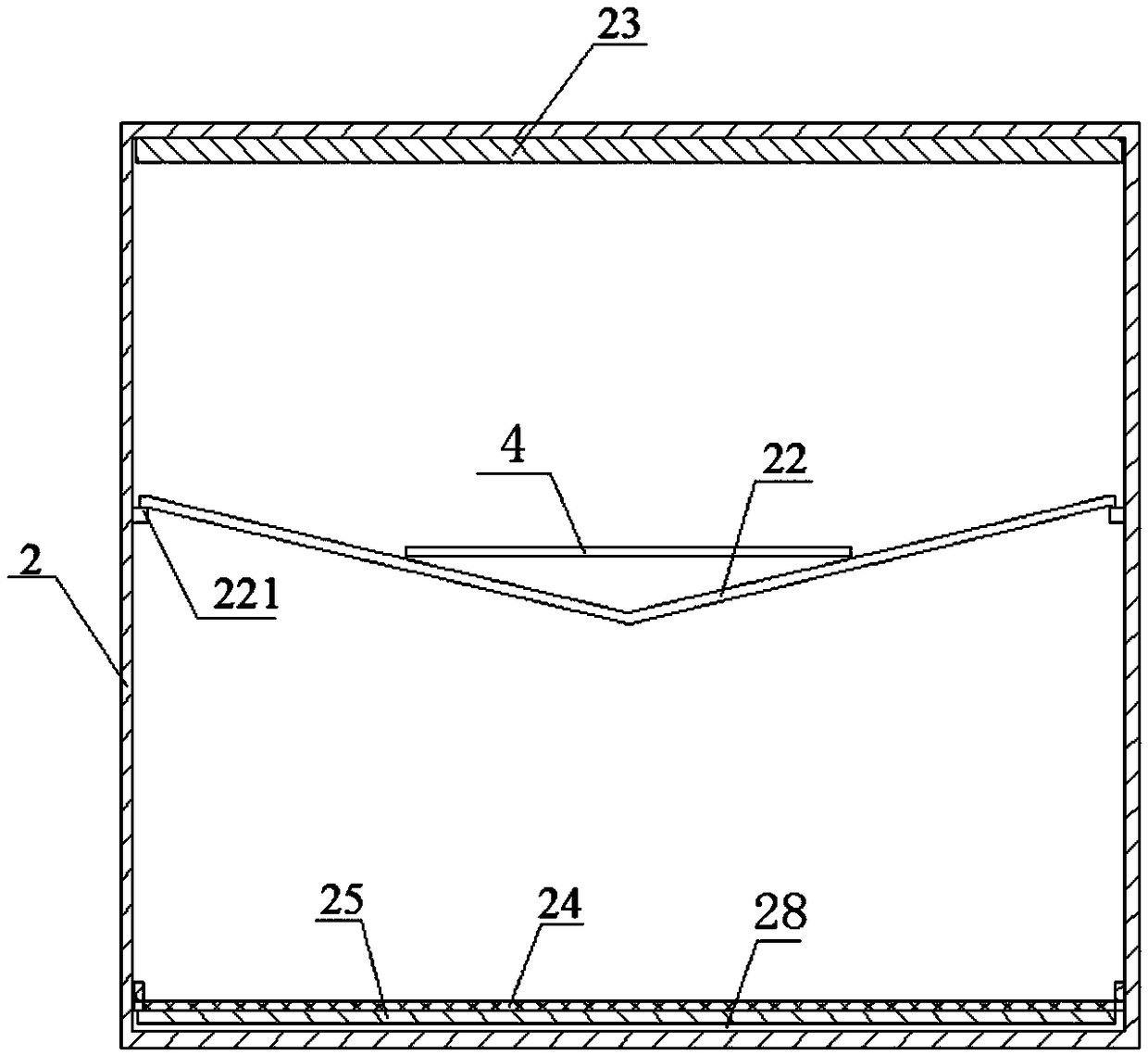 Condensate water testing device and testing method adopting same