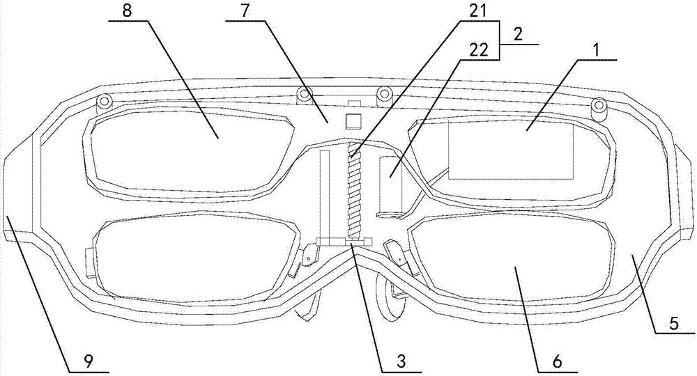 Eyesight protection glasses and eyesight protection method thereof