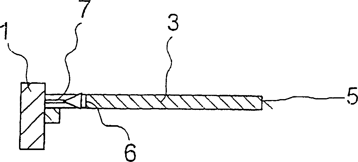 Device for guiding parallel transferred filament