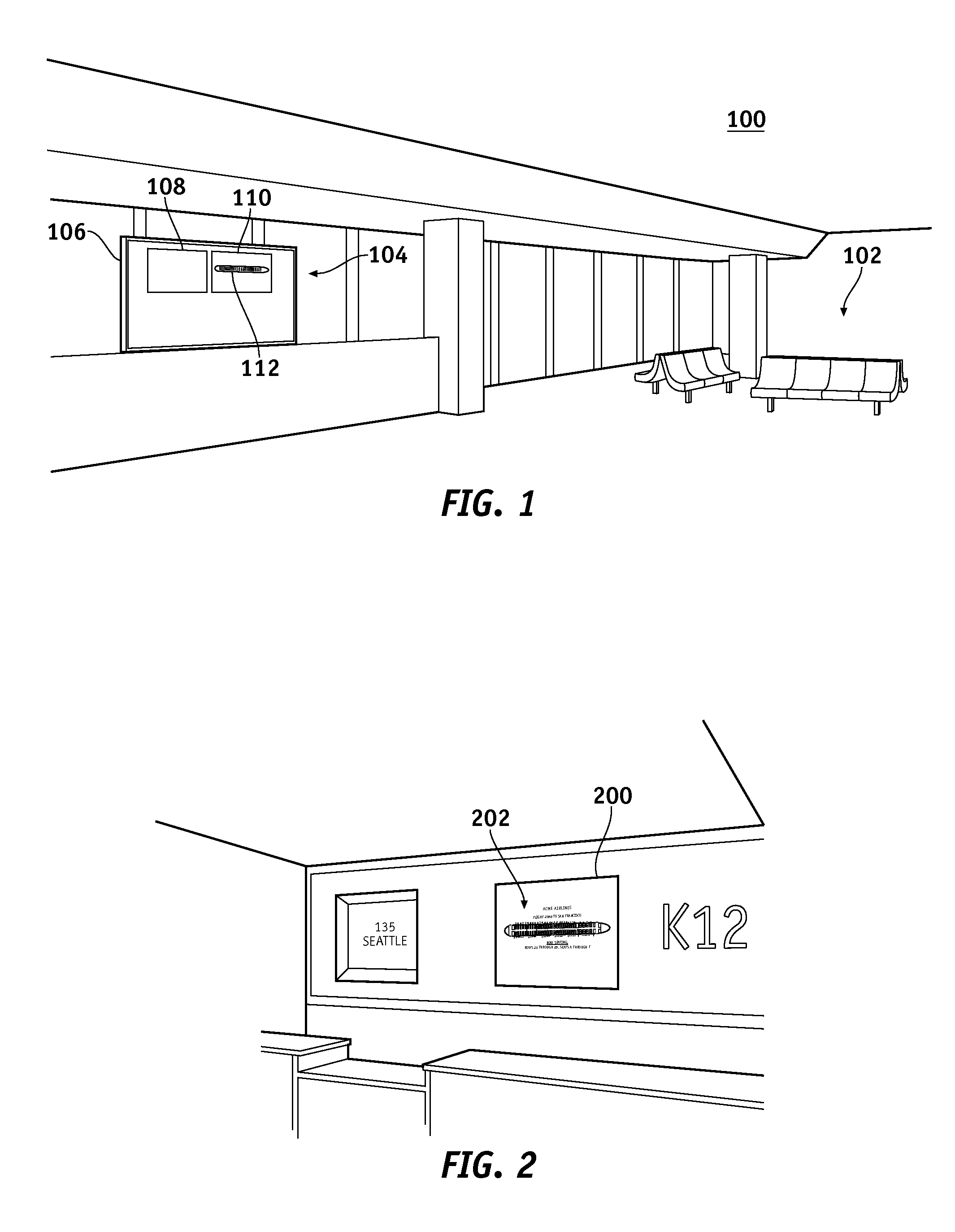 Interactive electronic boarding display