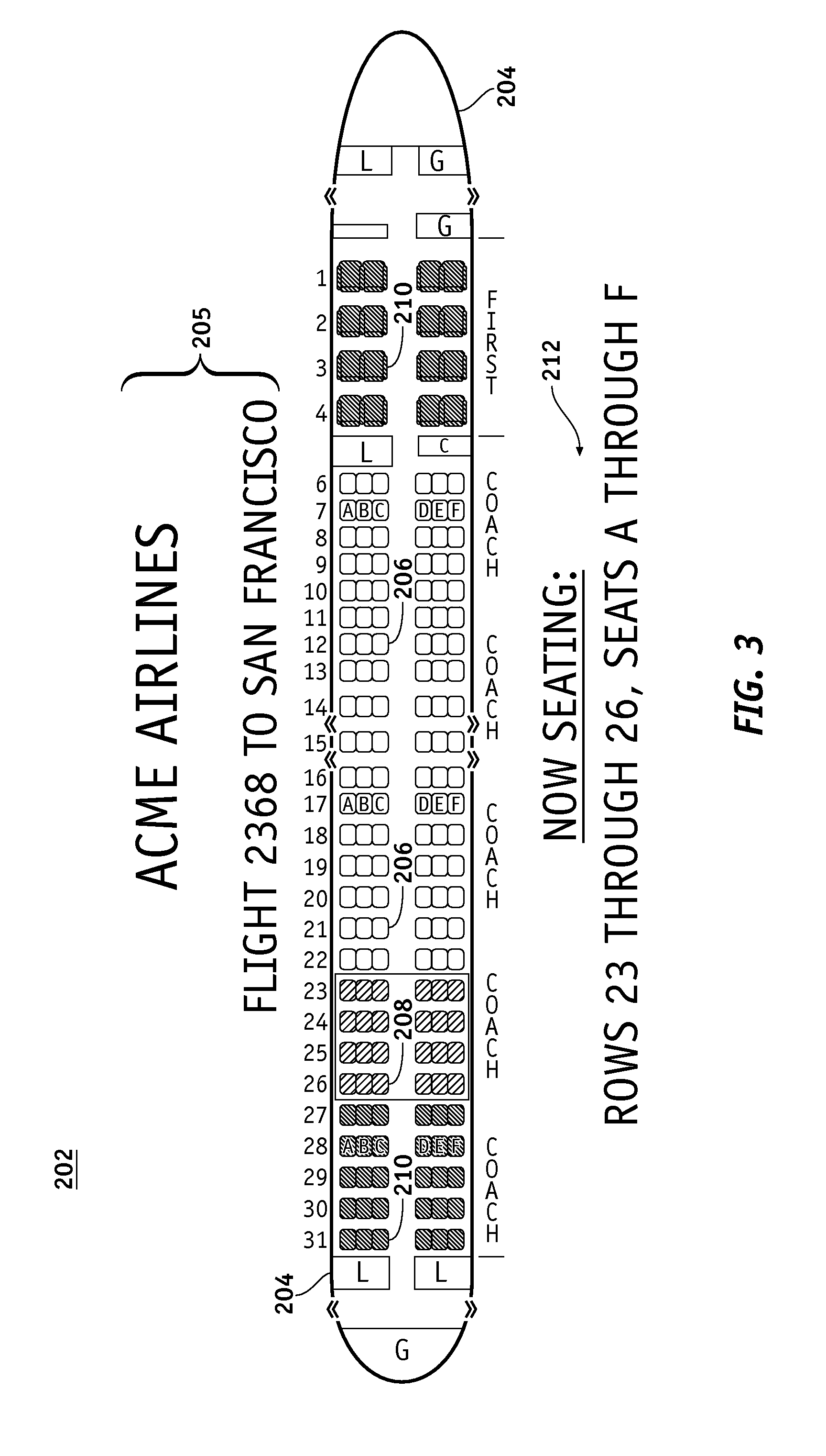 Interactive electronic boarding display