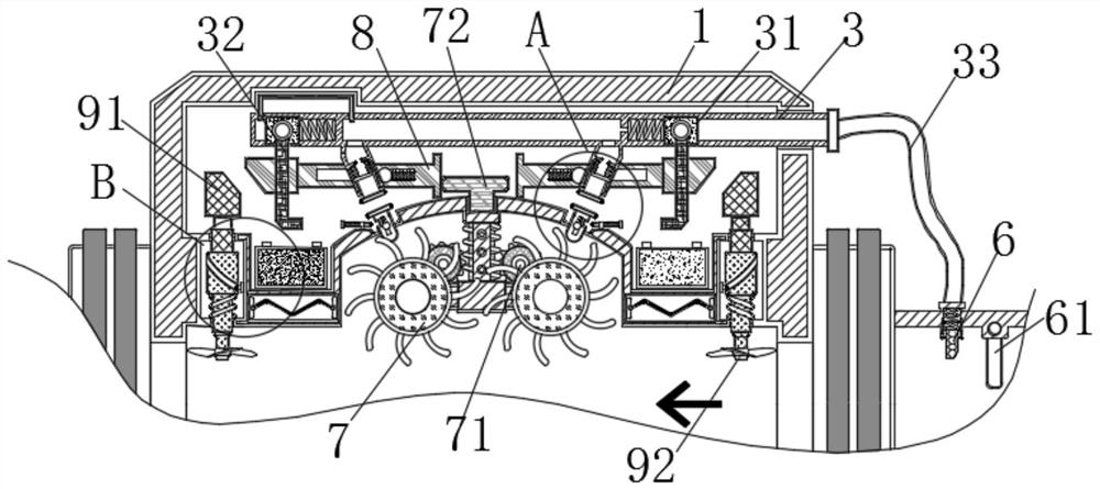 Printer internal ink conveying pipe auxiliary device with automatic heating and anti-blocking functions