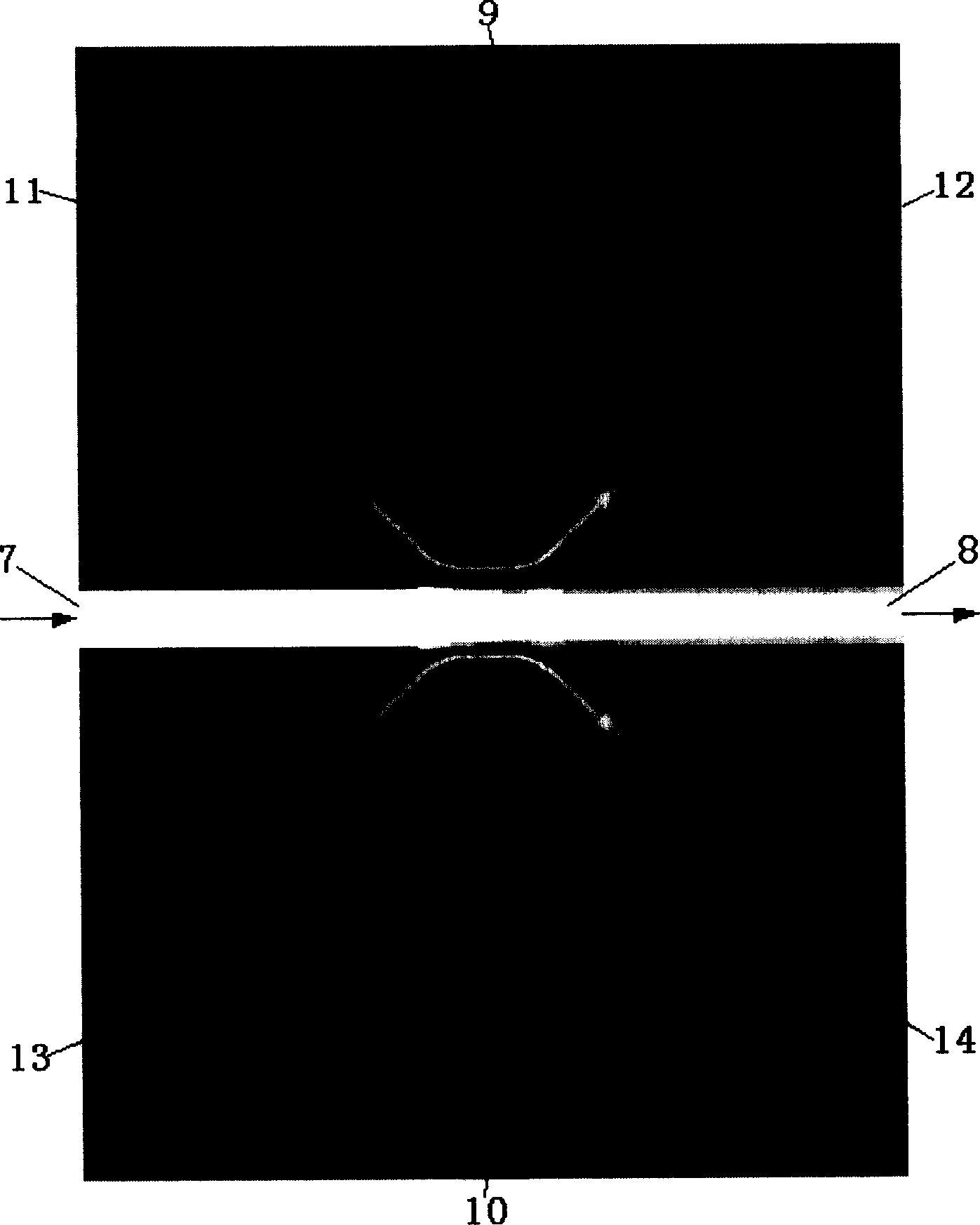 Capillary electrophoretic chip with extraining sampling and its using method