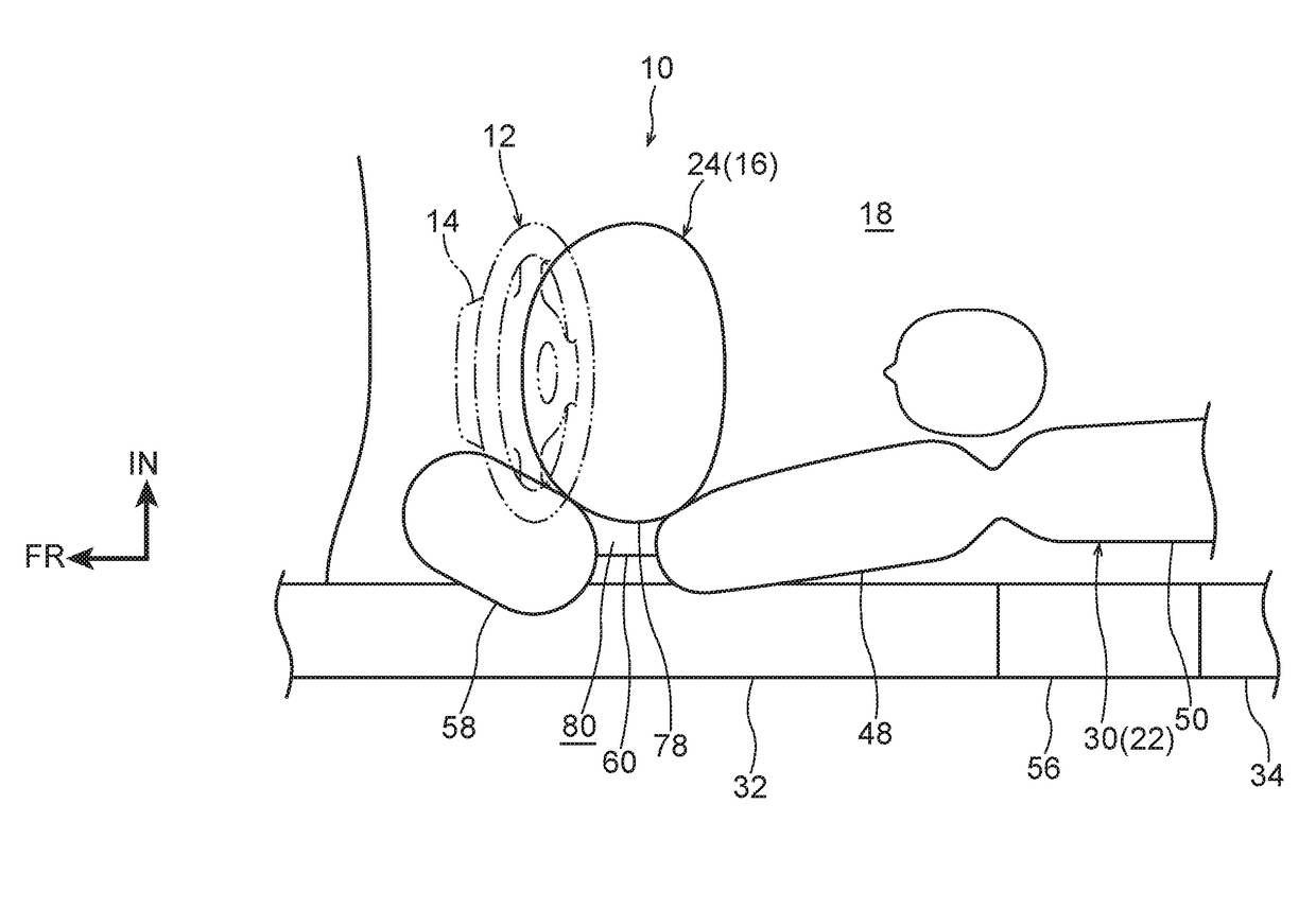 Automobile occupant protection device