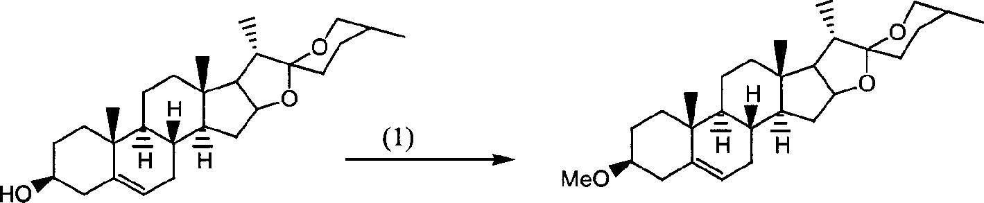 Synthesis process of chlesterol and its intermediate