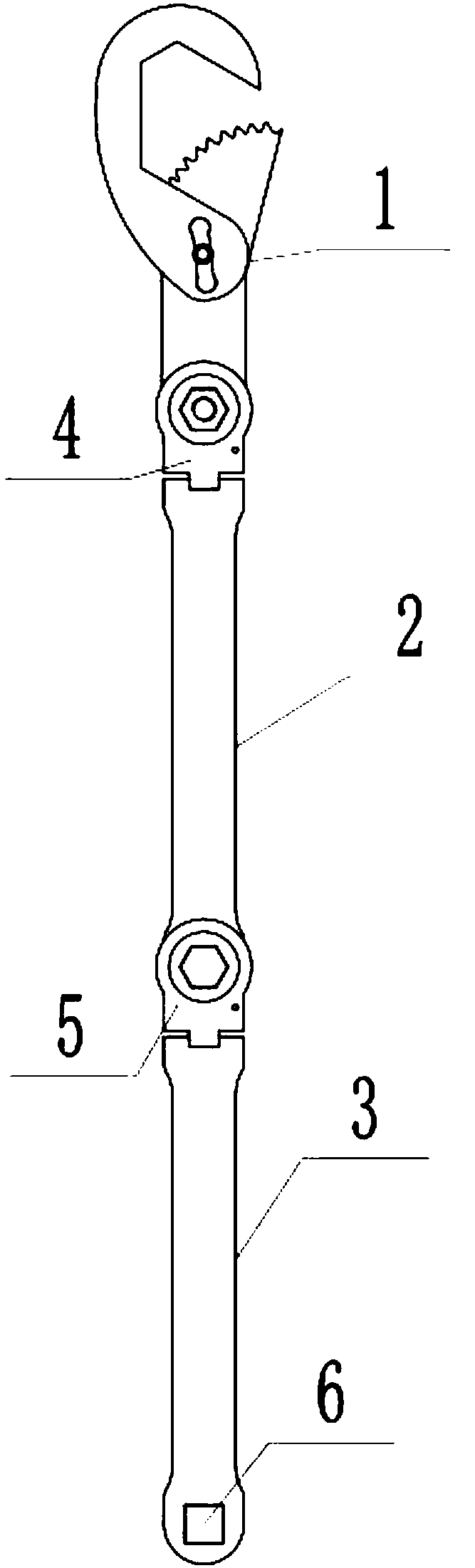 Assembling and disassembling device of oil chromatography on-line monitoring device