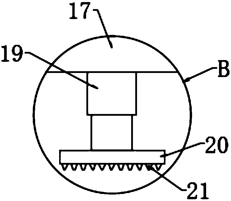 Automatic pressure dividing double gear pump