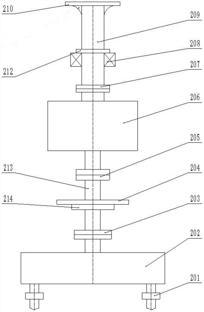 Turbine rotor assembly for vertical axis wind power generation system and power generation system