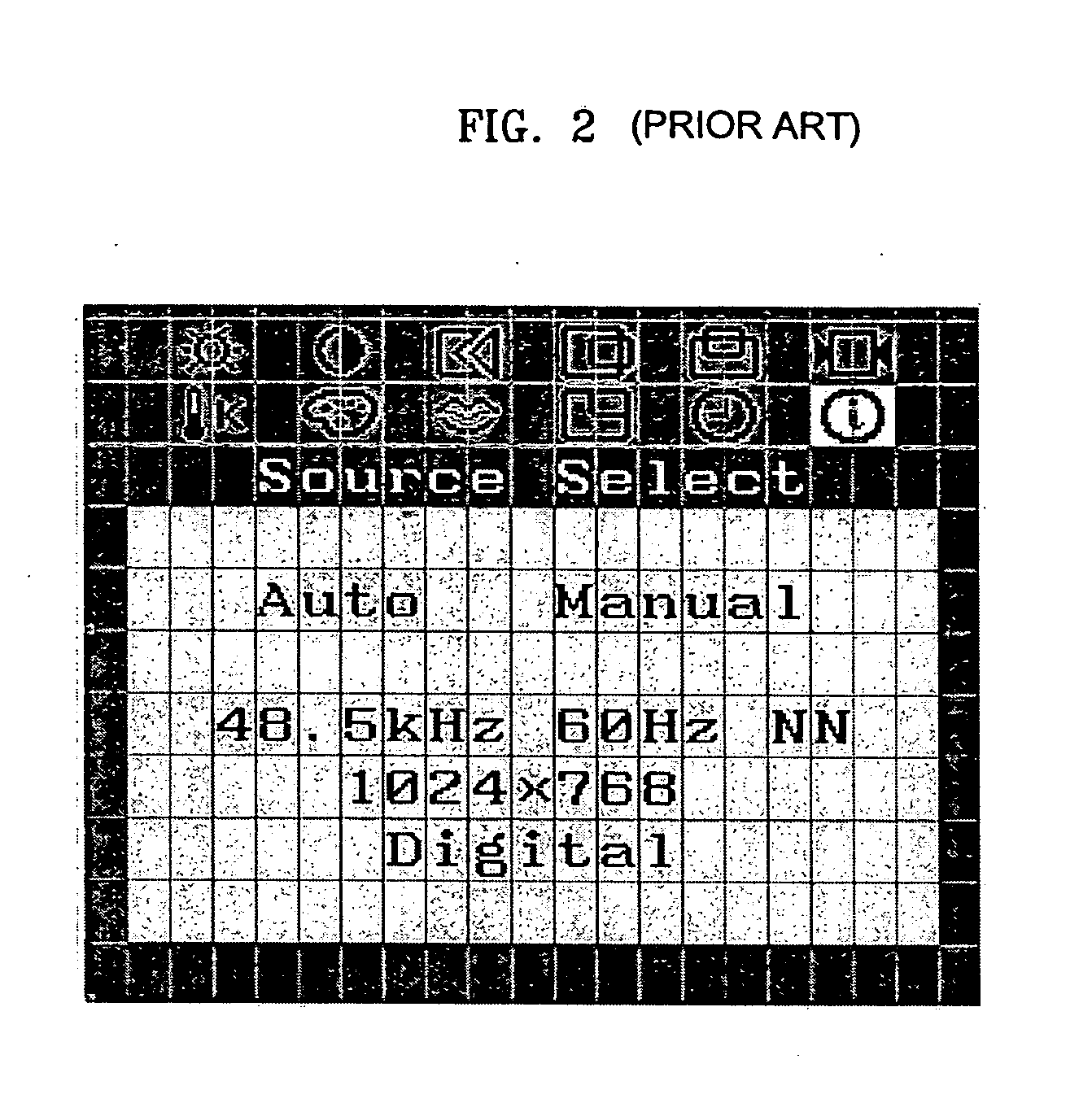 On screen displaying device supporting proportional font and method thereof