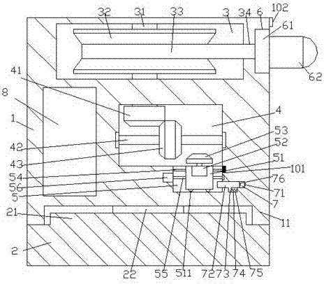 Electric power repairing apparatus convenient for operation at night