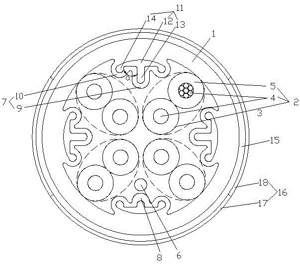 Super-five-type non-shielding network data line