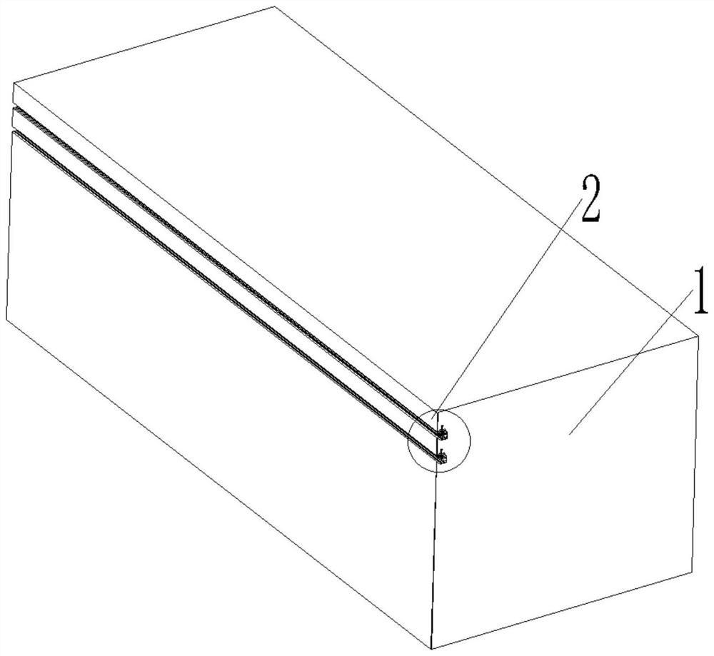 Super high-rise post-cast floor steel bar reserved formwork and construction method thereof