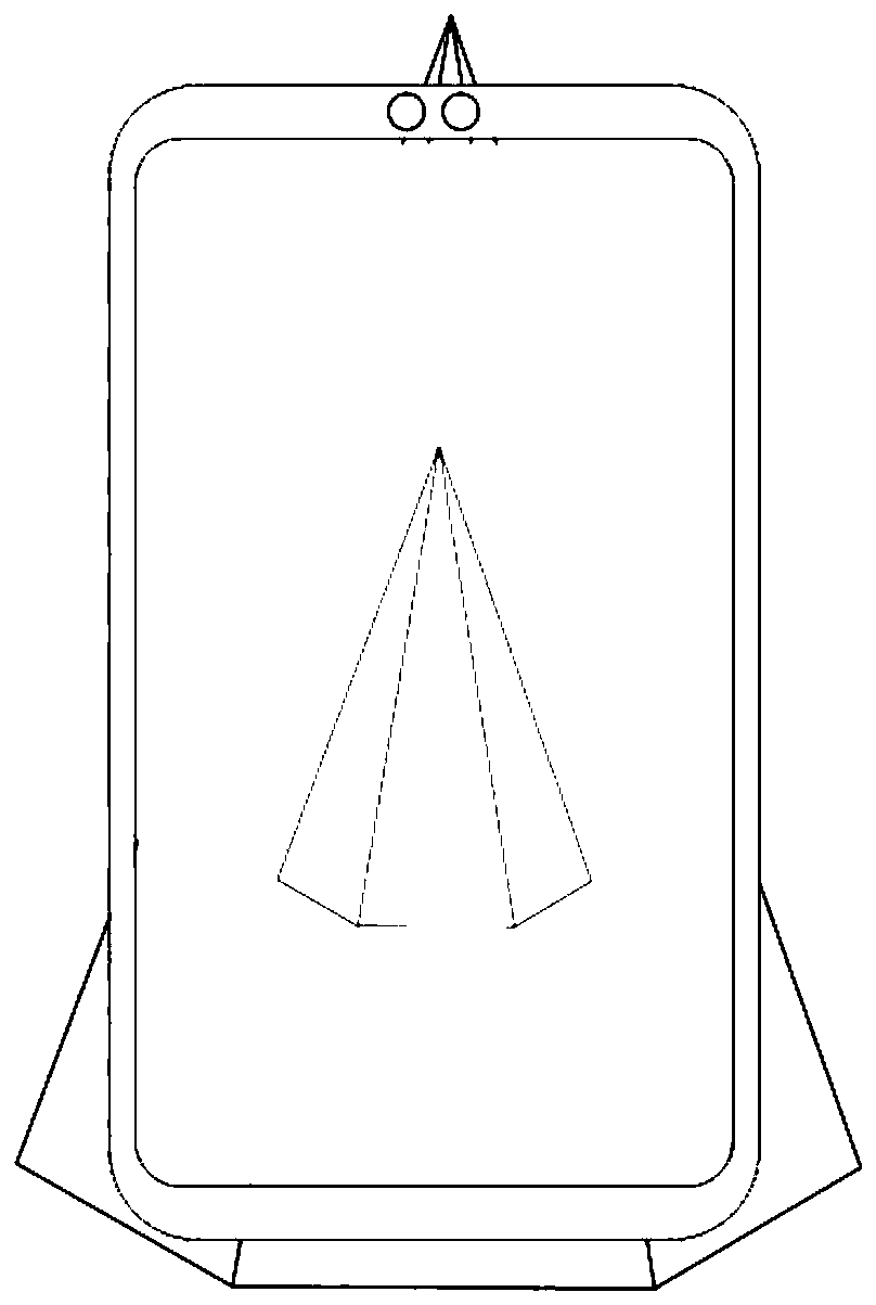 Method for intelligent framing display on screen and mobile terminal