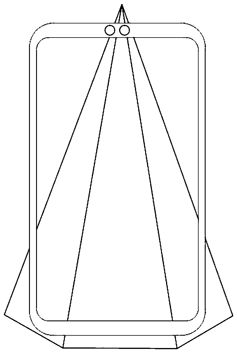 Method for intelligent framing display on screen and mobile terminal