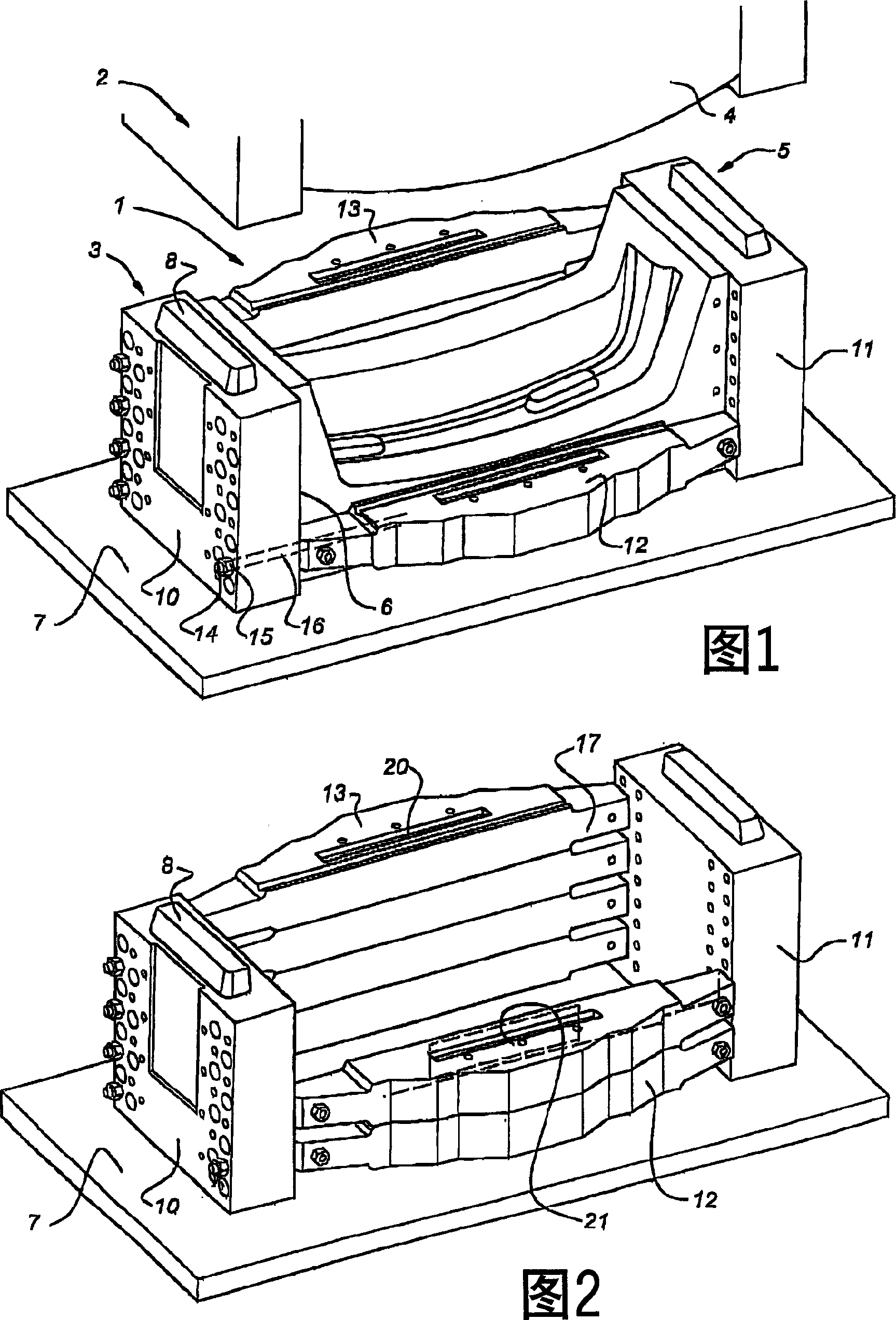 Mould holder