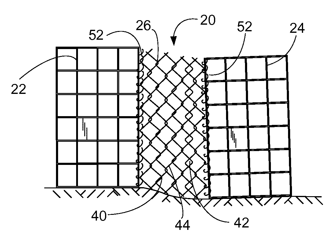 Gabion erosion and sediment control device