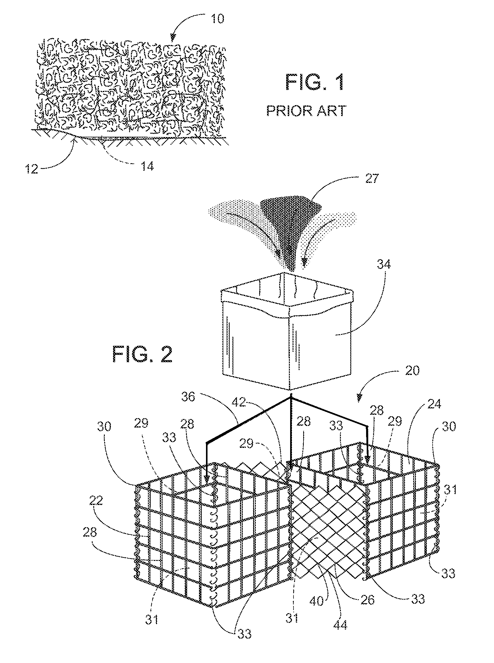 Gabion erosion and sediment control device