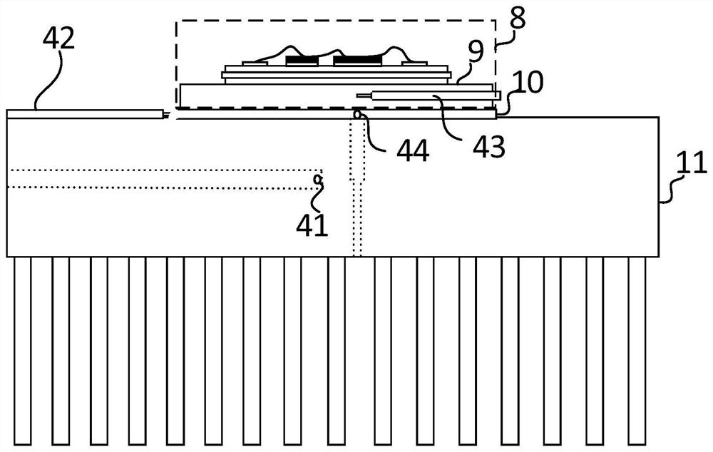 Ambient temperature simulation system and method for semiconductor devices based on temperature-controlled radiator