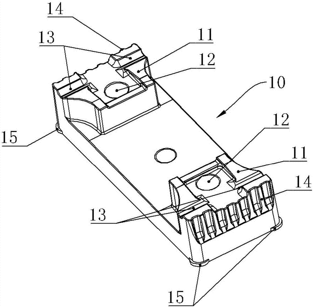 Rail fastener device