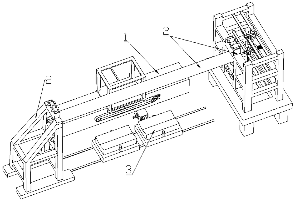 Coiling machine and method for glass reinforced plastic pipe