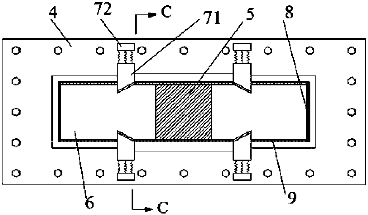 Mechanical locking device used for continuous girder bridge under earthquake action