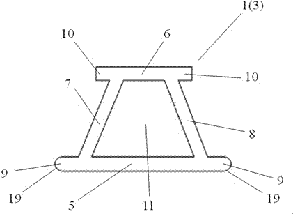 Slope-variable spatial crossing mutually-embedded ecological building block retaining wall system and construction method thereof