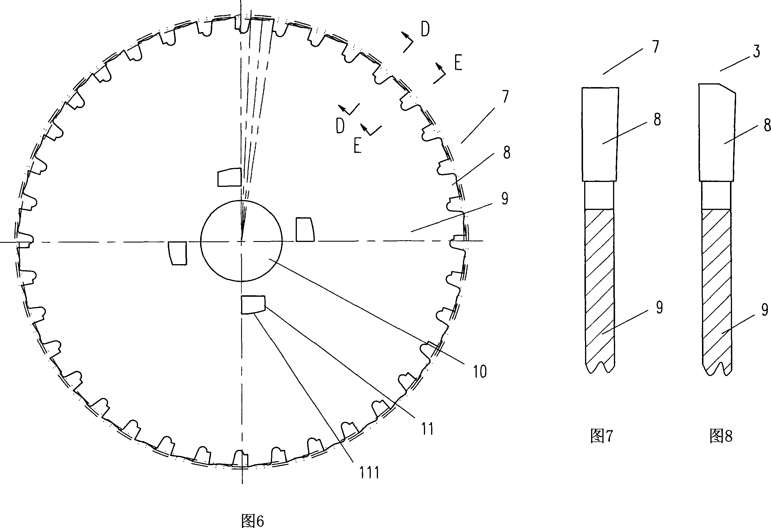 Sawblades in couple