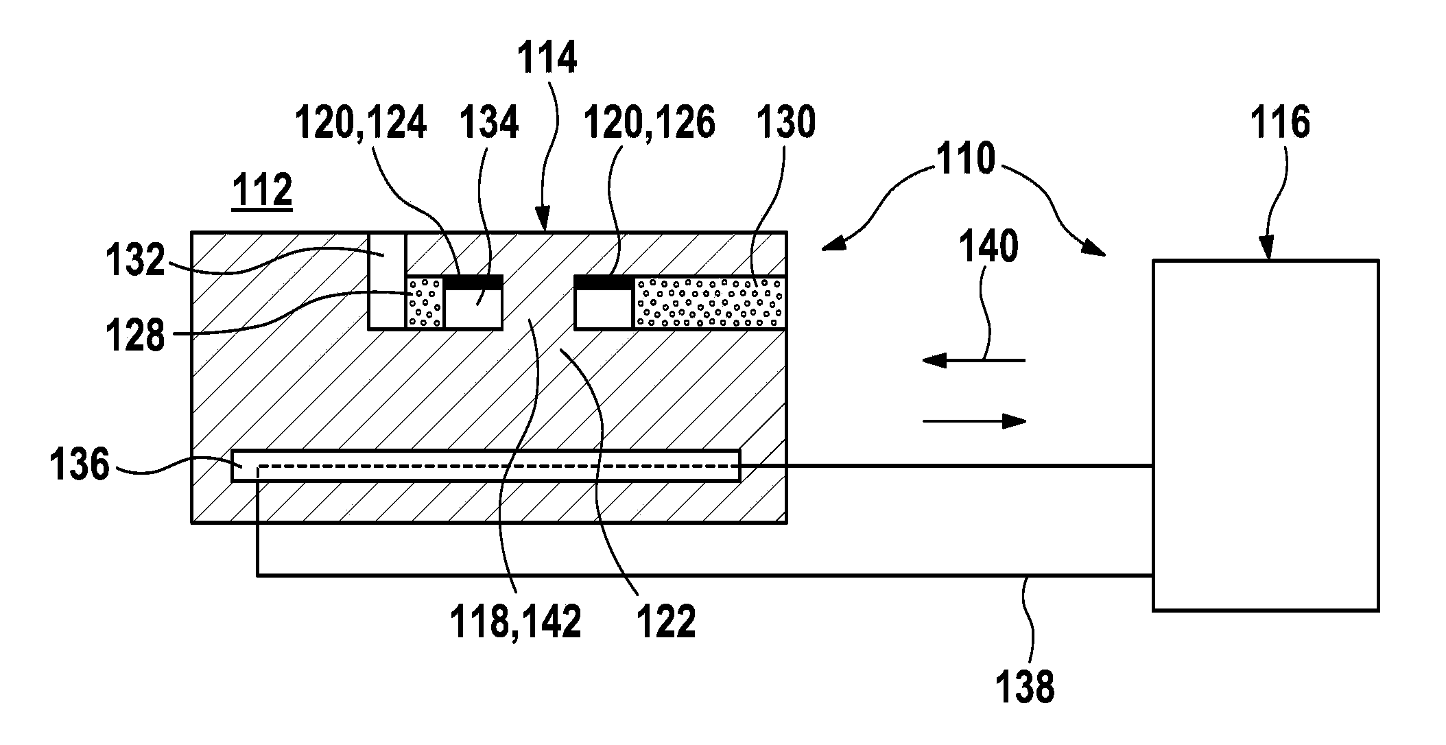 Method for operating a gas sensor element and device for carrying out said method